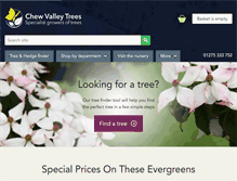 Tablet Screenshot of chewvalleytrees.co.uk
